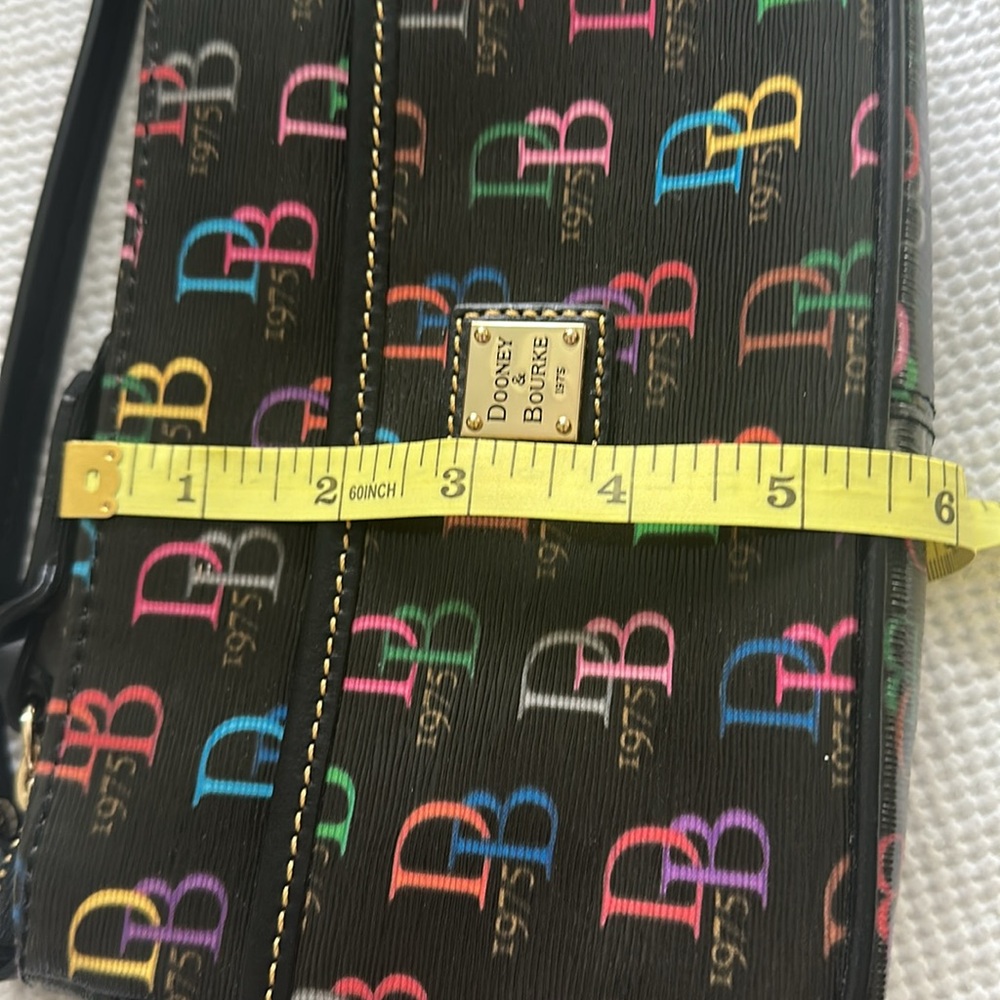 Dooney & Bourke Black Shoulder Bag with Gold Hardware - Picture 8 of 10